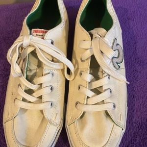 Men True Religion Beige Canvas Sneaker Shoes